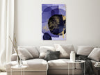 Elegant Vertical Canvas Print with Abstract Design