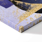 Purple Kaleidoscope Abstract Vertical Canvas Print