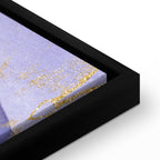 Purple Kaleidoscope Abstract Vertical Canvas Print