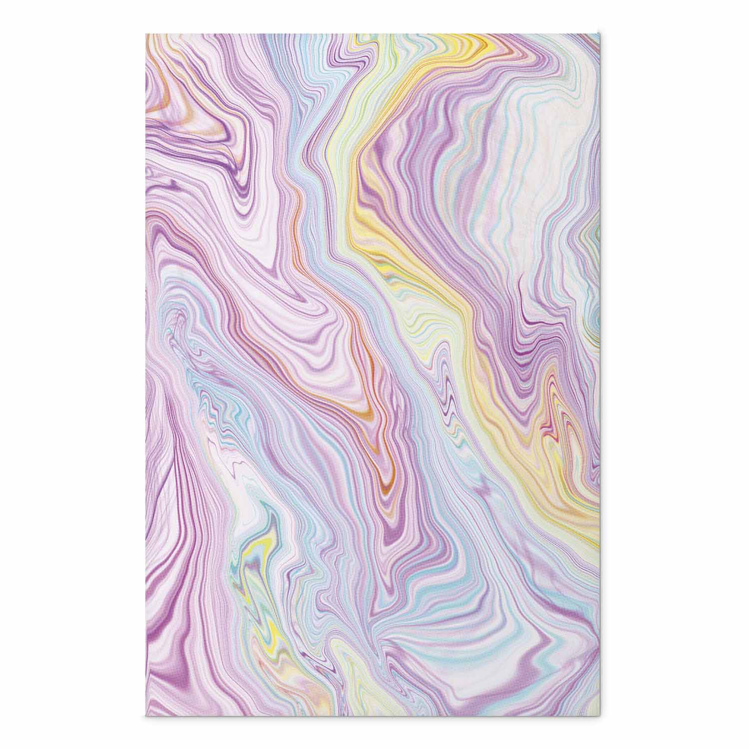 Pastel Abstract Shapes Contemporary Poster