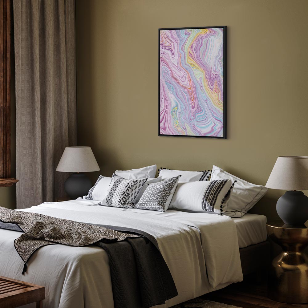 Colorful Abstract Canvas Print for Modern Spaces