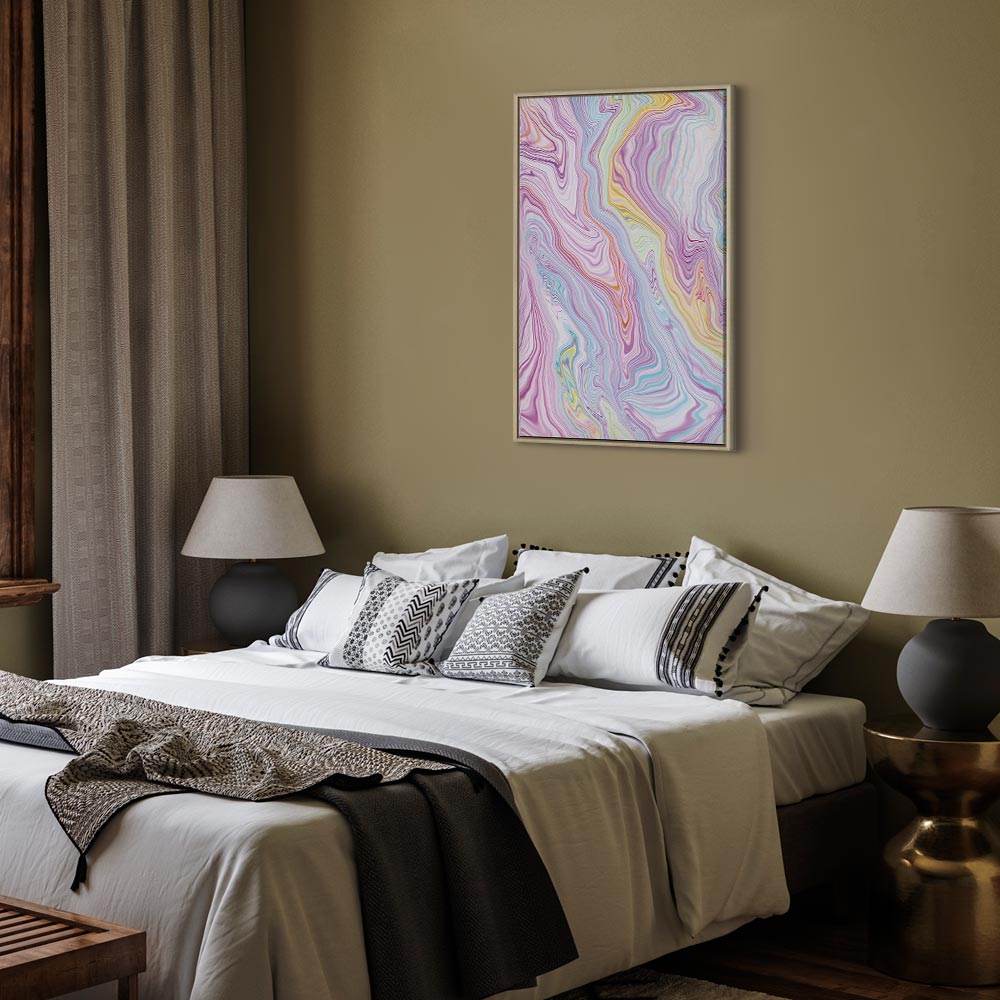 Colorful Abstract Canvas Print for Modern Spaces