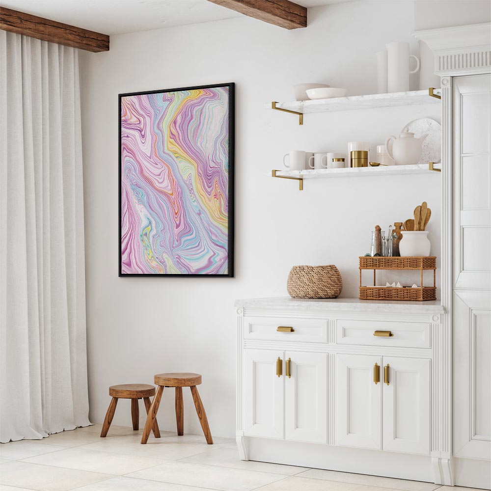 Colorful Abstract Canvas Print for Modern Spaces