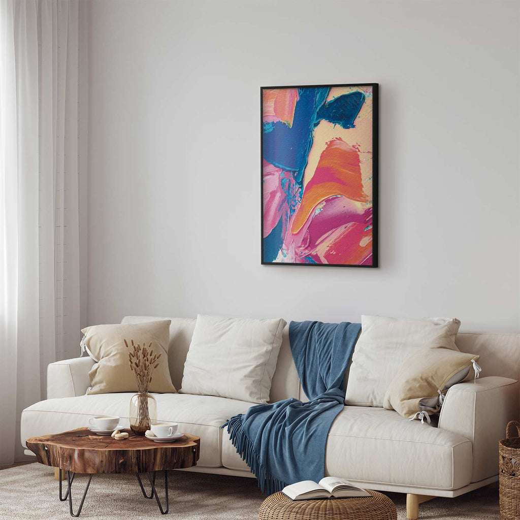 Abstract Color Contrast Poster