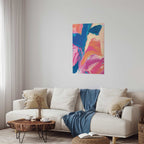 Abstract Color Contrast Poster