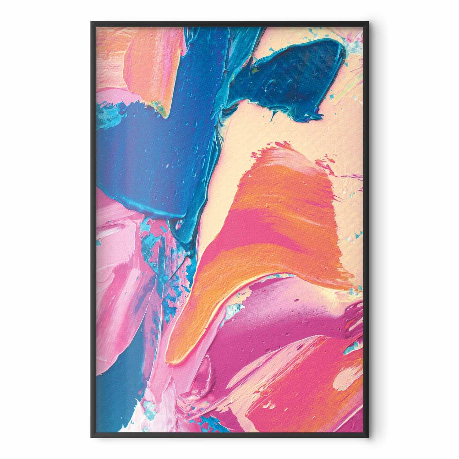 Abstract Color Contrast Poster