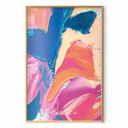 Abstract Color Contrast Poster