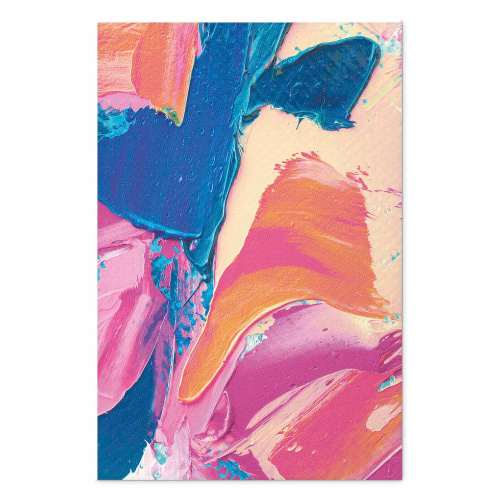 Abstract Color Contrast Poster