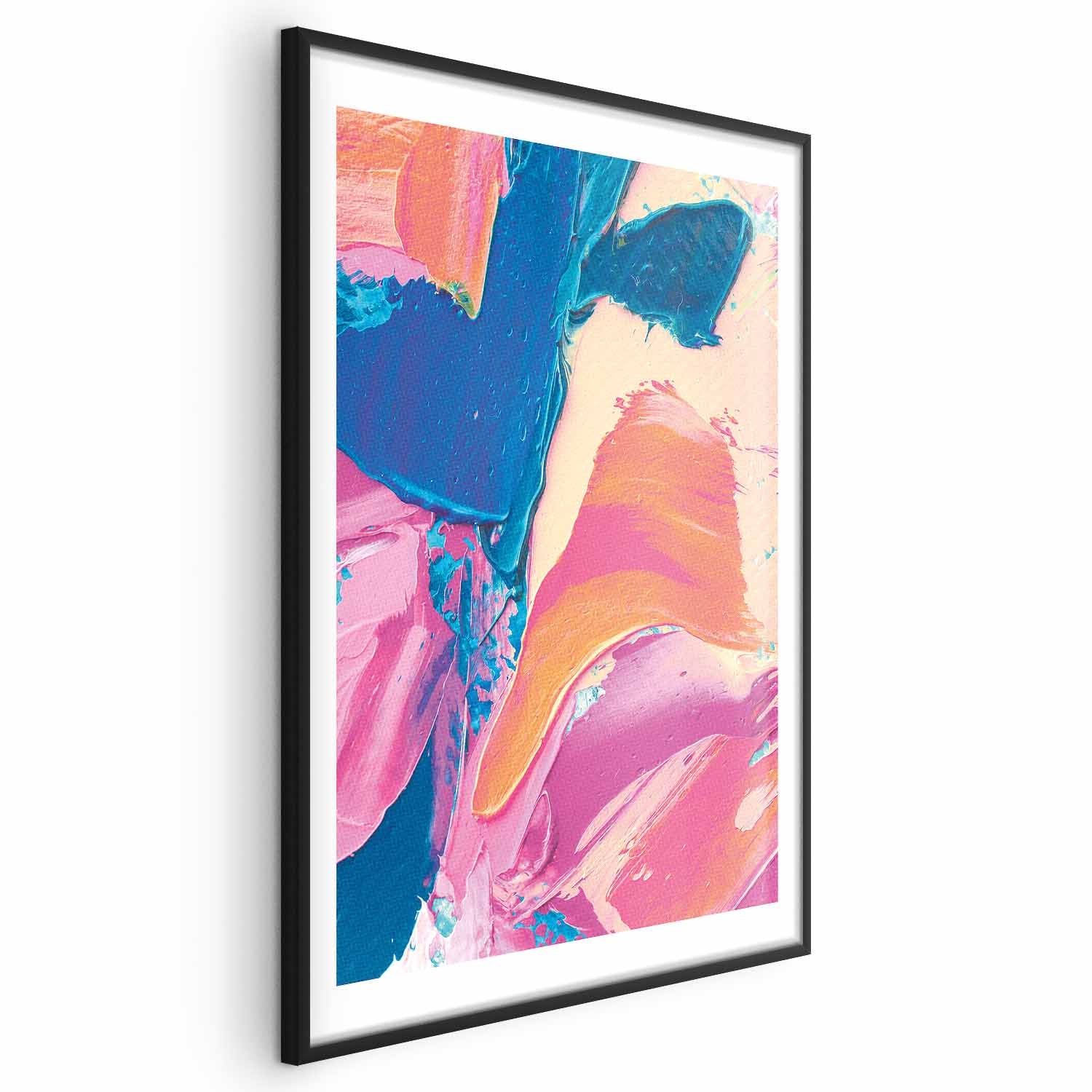 Abstract Color Contrast Poster