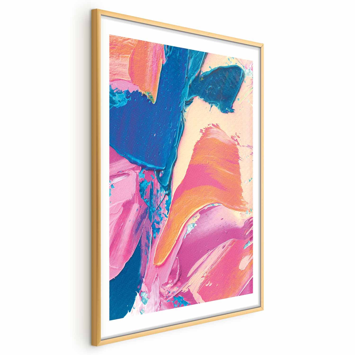Abstract Color Contrast Poster