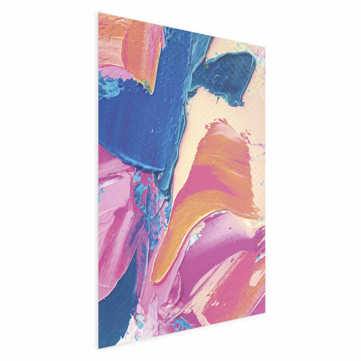 Abstract Color Contrast Poster
