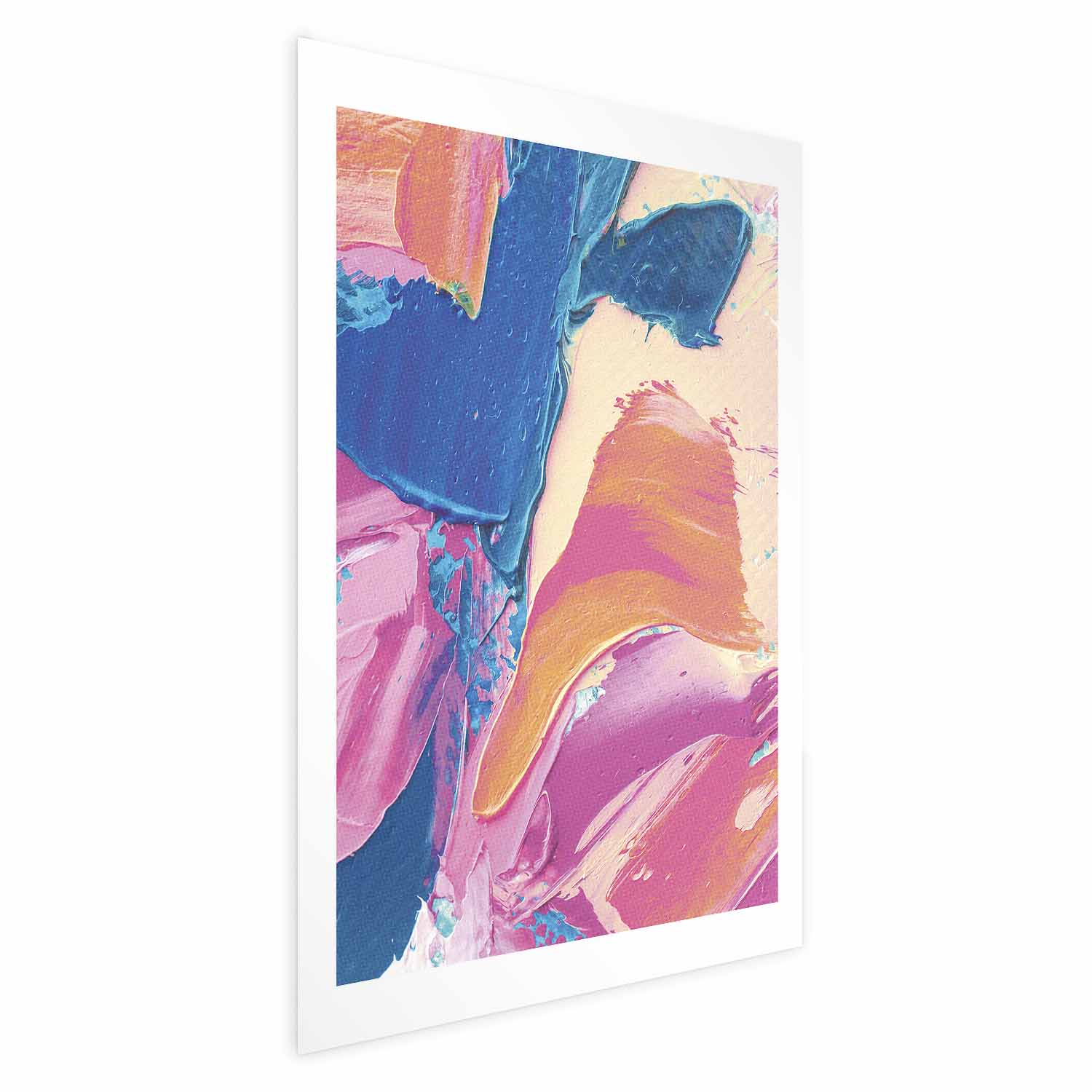 Abstract Color Contrast Poster