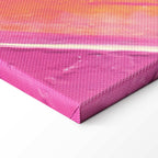 Energetic Abstract Shapes Multicolor Canvas Print