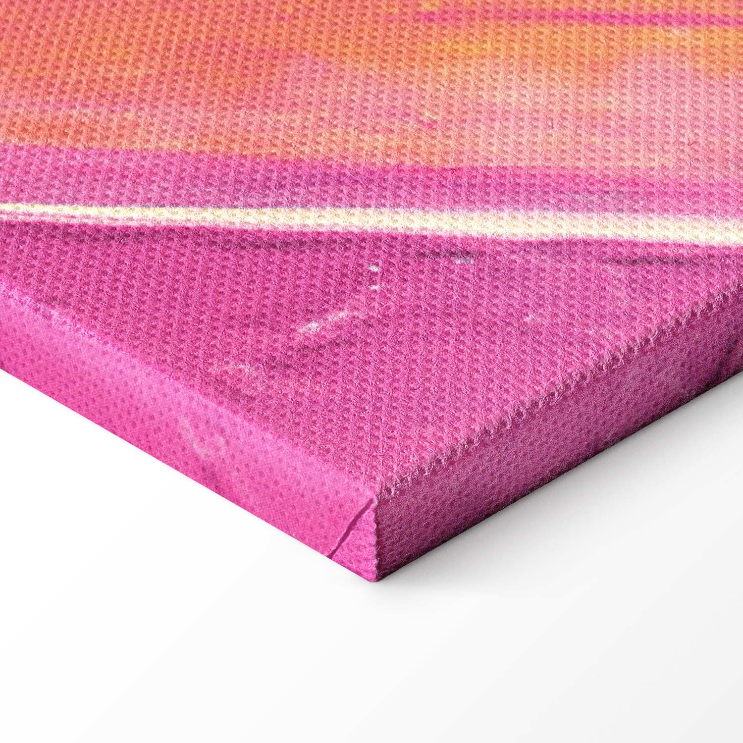 Energetic Abstract Shapes Multicolor Canvas Print