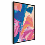 Energetic Abstract Canvas Print for Modern Spaces