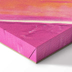 Energetic Abstract Shapes Multicolor Canvas Print