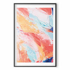 Pastel Color Transition Abstract Poster