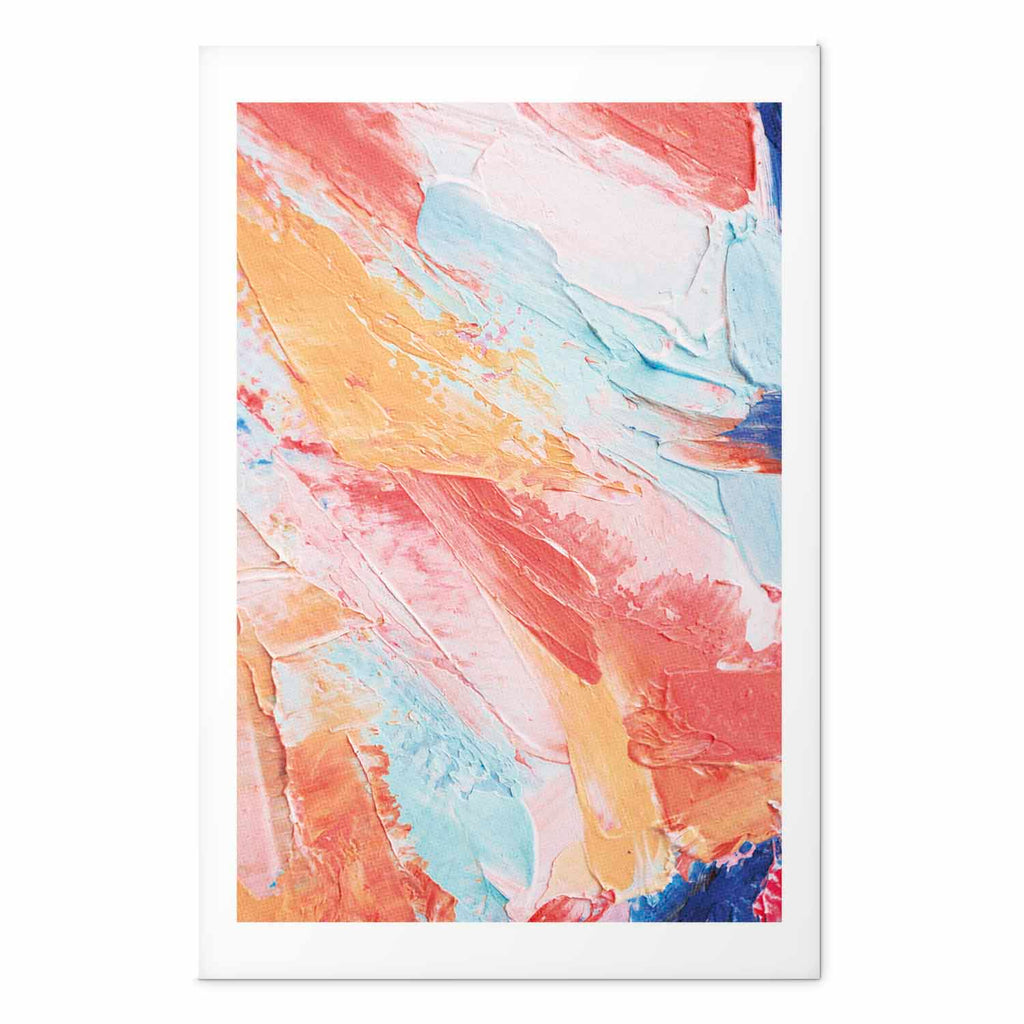 Pastel Color Transition Abstract Poster