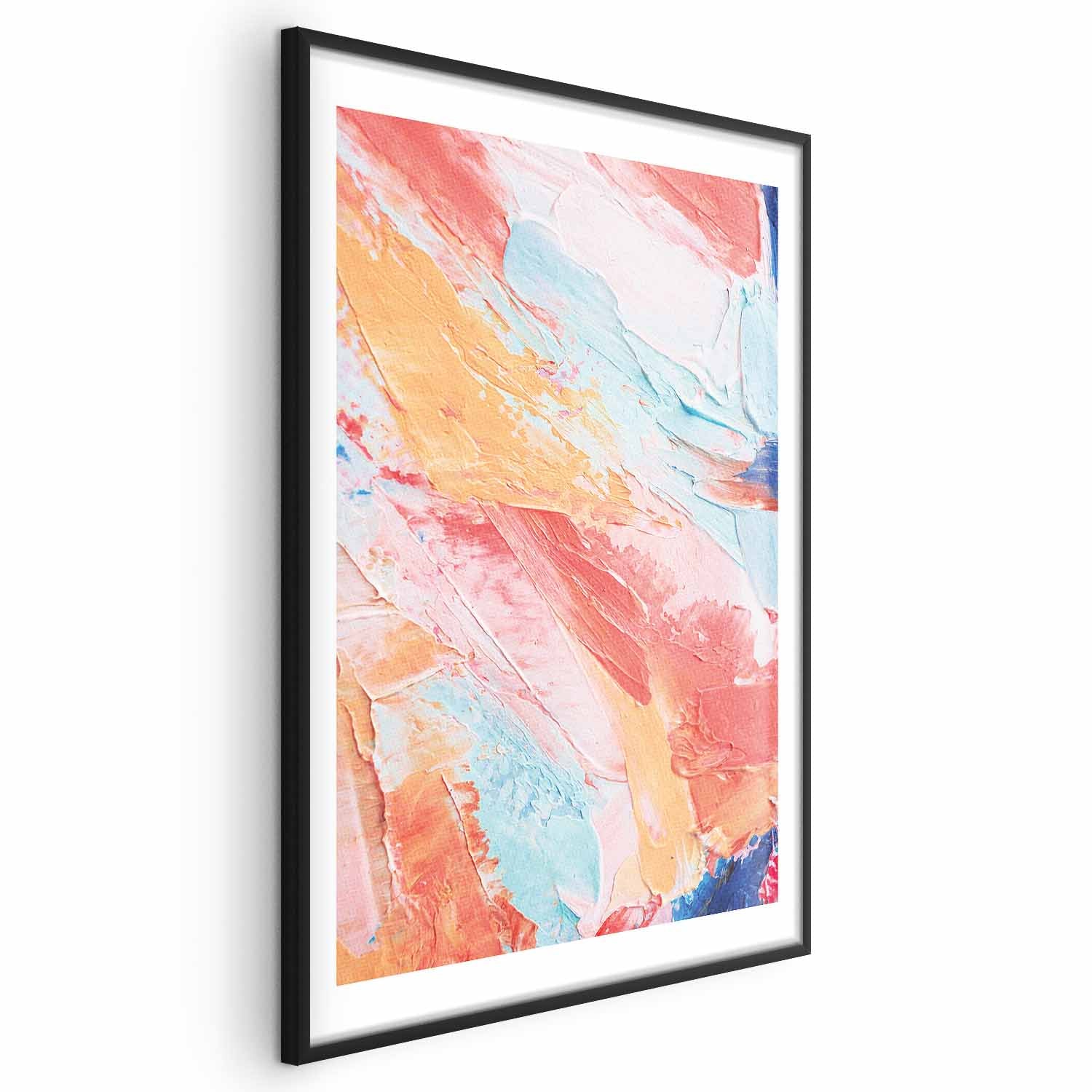 Pastel Color Transition Abstract Poster