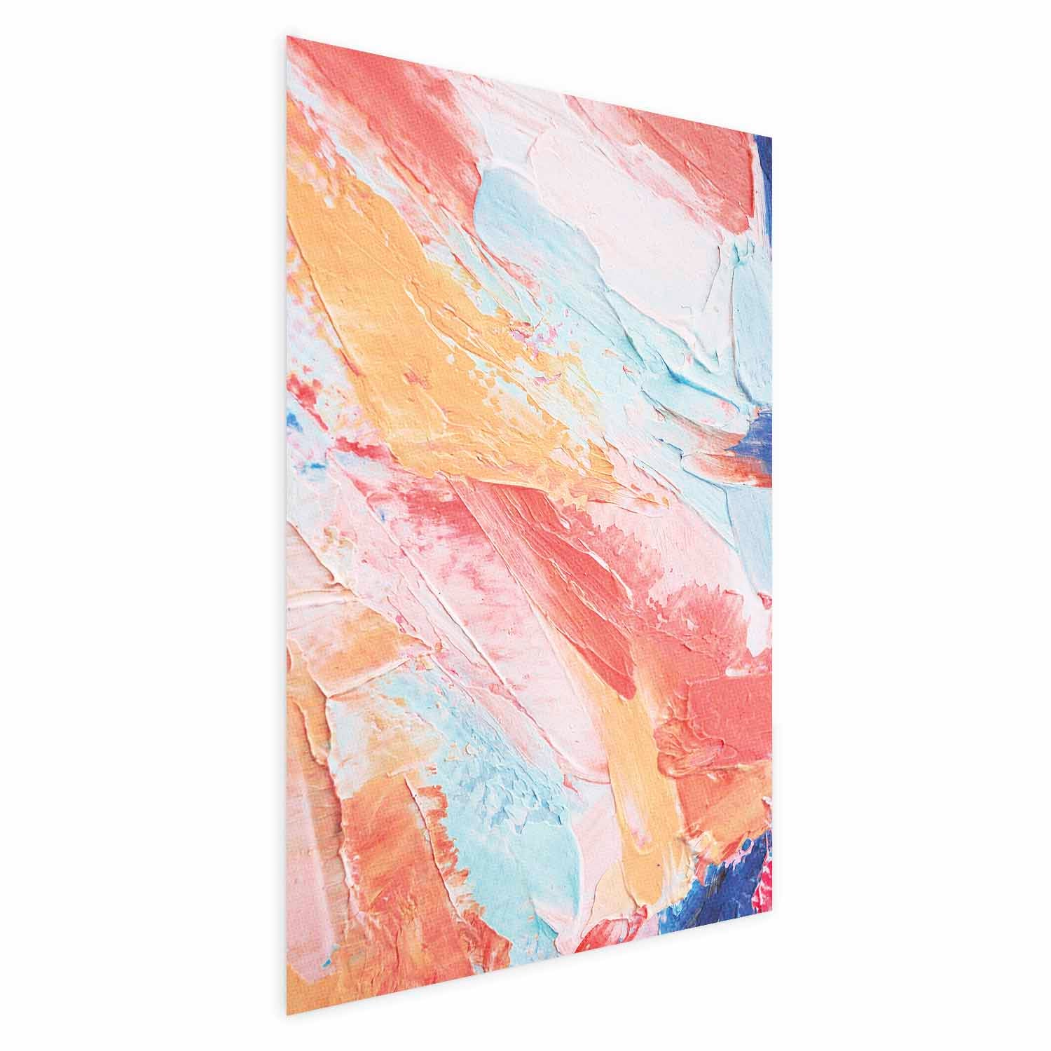 Pastel Color Transition Abstract Poster