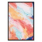 Spring Shades Abstract Multicolor Canvas Print
