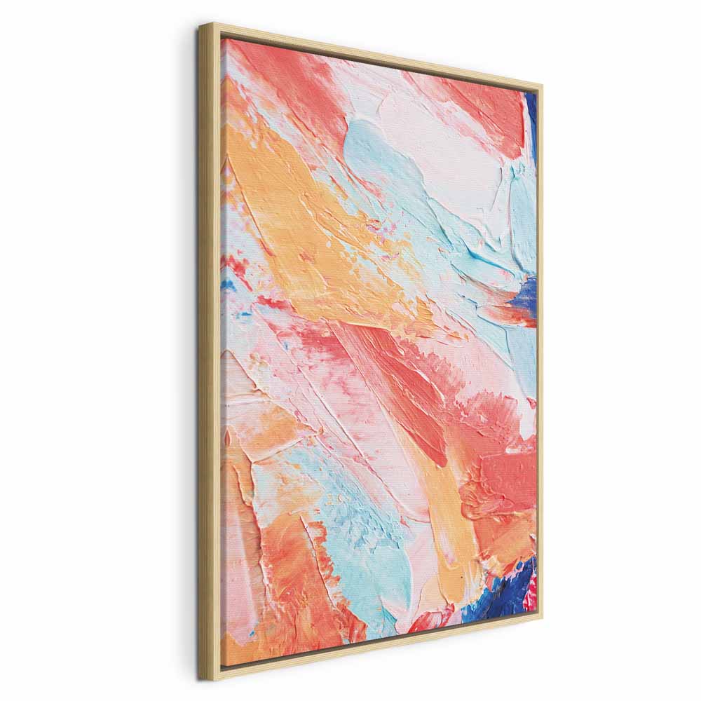 Colorful Canvas Print with Abstract Design