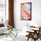 Colorful Canvas Print with Abstract Design