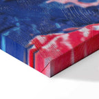 Spring Shades Abstract Multicolor Canvas Print