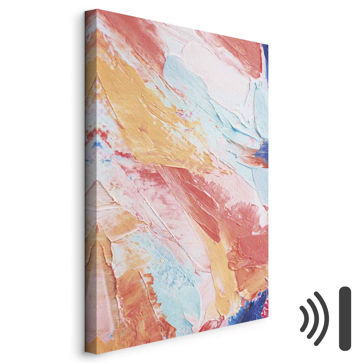 Spring Shades Abstract Multicolor Canvas Print