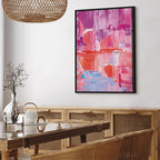 Vivid Canvas Print with Colorful Contrasts