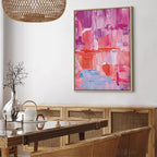 Vivid Canvas Print with Colorful Contrasts