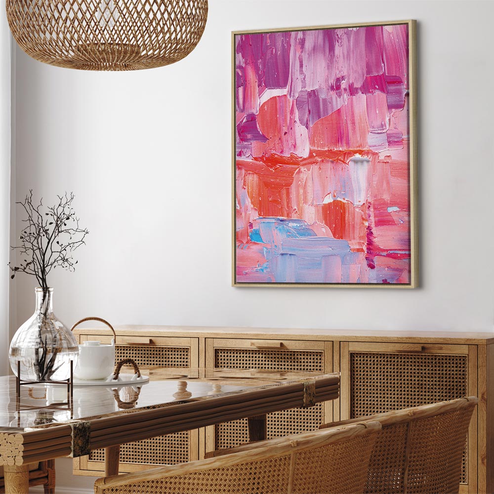 Vivid Canvas Print with Colorful Contrasts