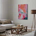 Vibrant Abstract Canvas Print - Energetic Composition