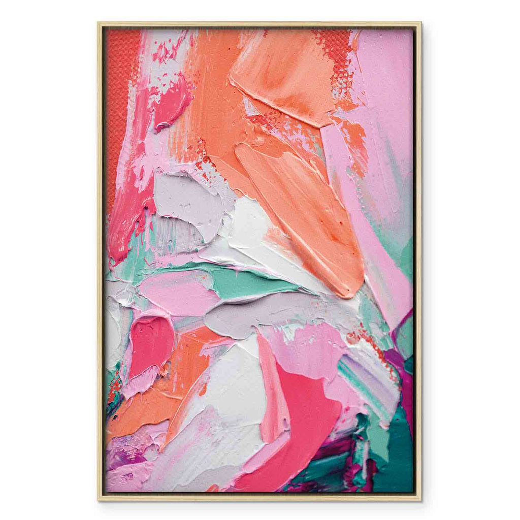 Energetic Multicolor Abstract Canvas Print