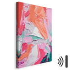 Energetic Multicolor Abstract Canvas Print