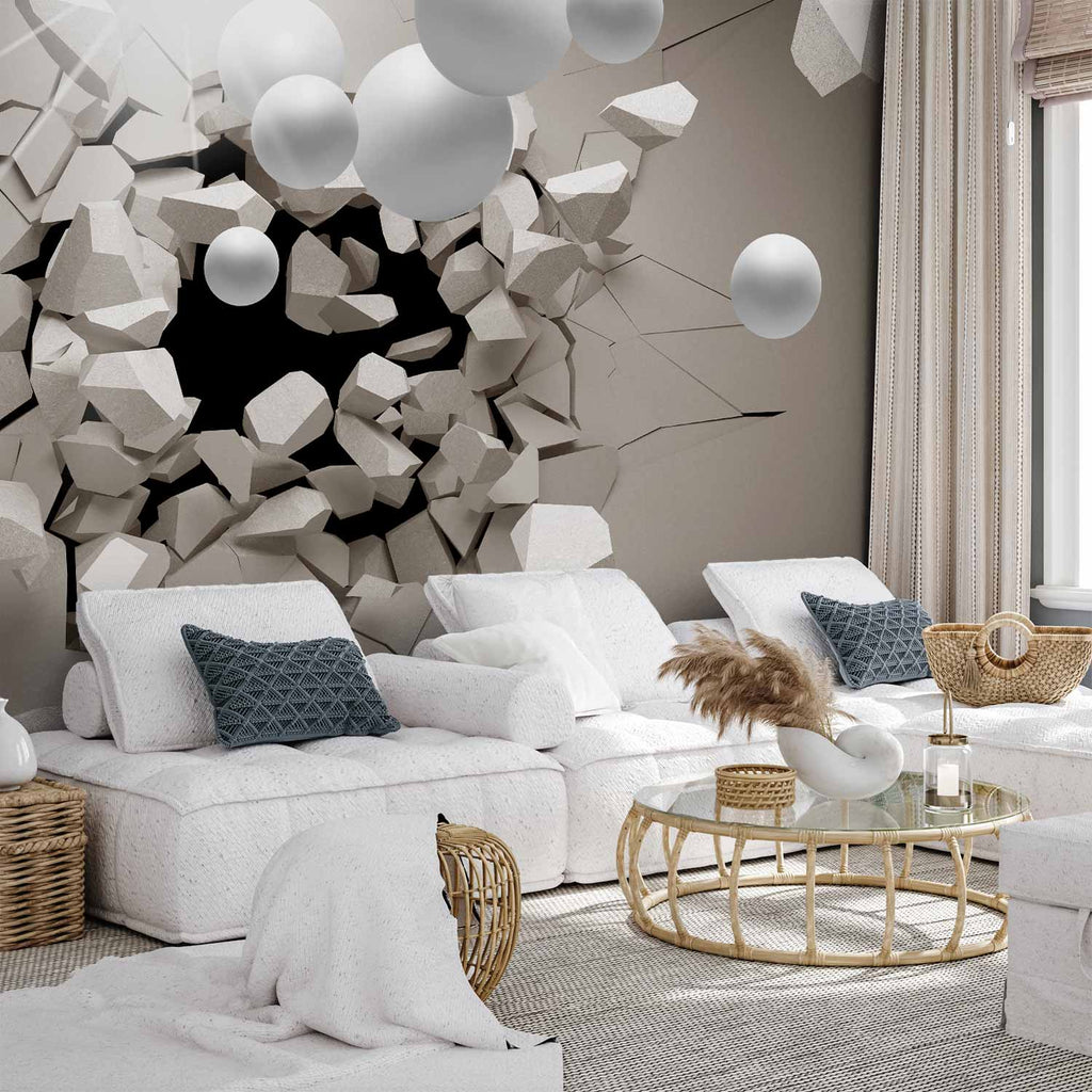 Abstract 3D Illusion Modern Wall Mural