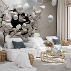 Abstract 3D Illusion Modern Wall Mural