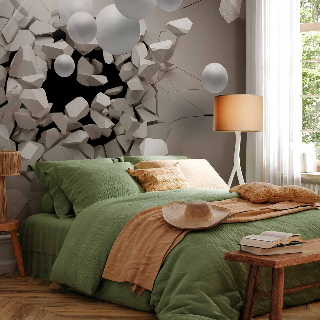 Abstract 3D Illusion Modern Wall Mural
