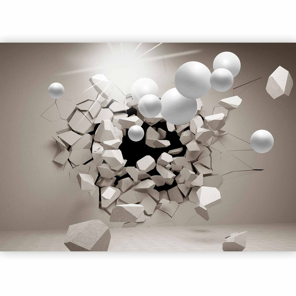 Abstract 3D Illusion Modern Wall Mural