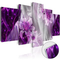 Purple Floral Utopia Modern Acrylic Print