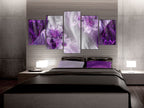 Purple Floral Utopia Modern Acrylic Print