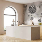 3D Diamond Corridor Geometric Wall Mural