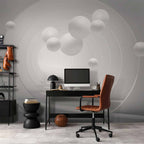 Abstract 3D Tunnel Wall Mural