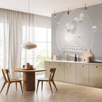 Abstract 3D Tunnel Wall Mural