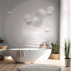 Abstract 3D Tunnel Wall Mural