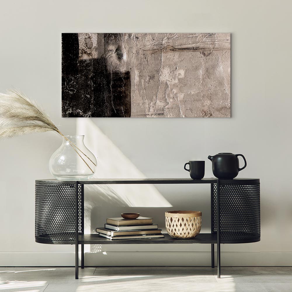 Abstract Gold and Brown Texture Canvas Print