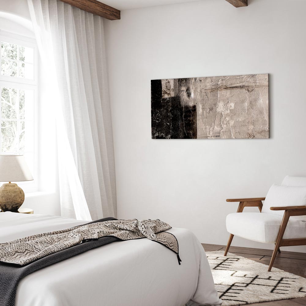 Abstract Gold and Brown Texture Canvas Print