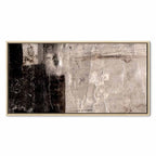 Abstract Gold and Brown Texture Canvas Print