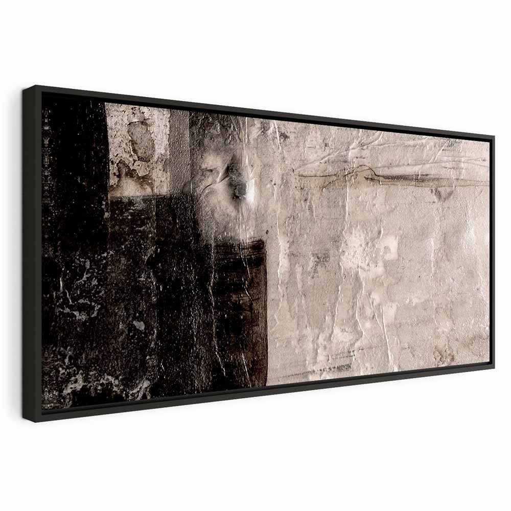 Abstract Gold and Brown Texture Canvas Print