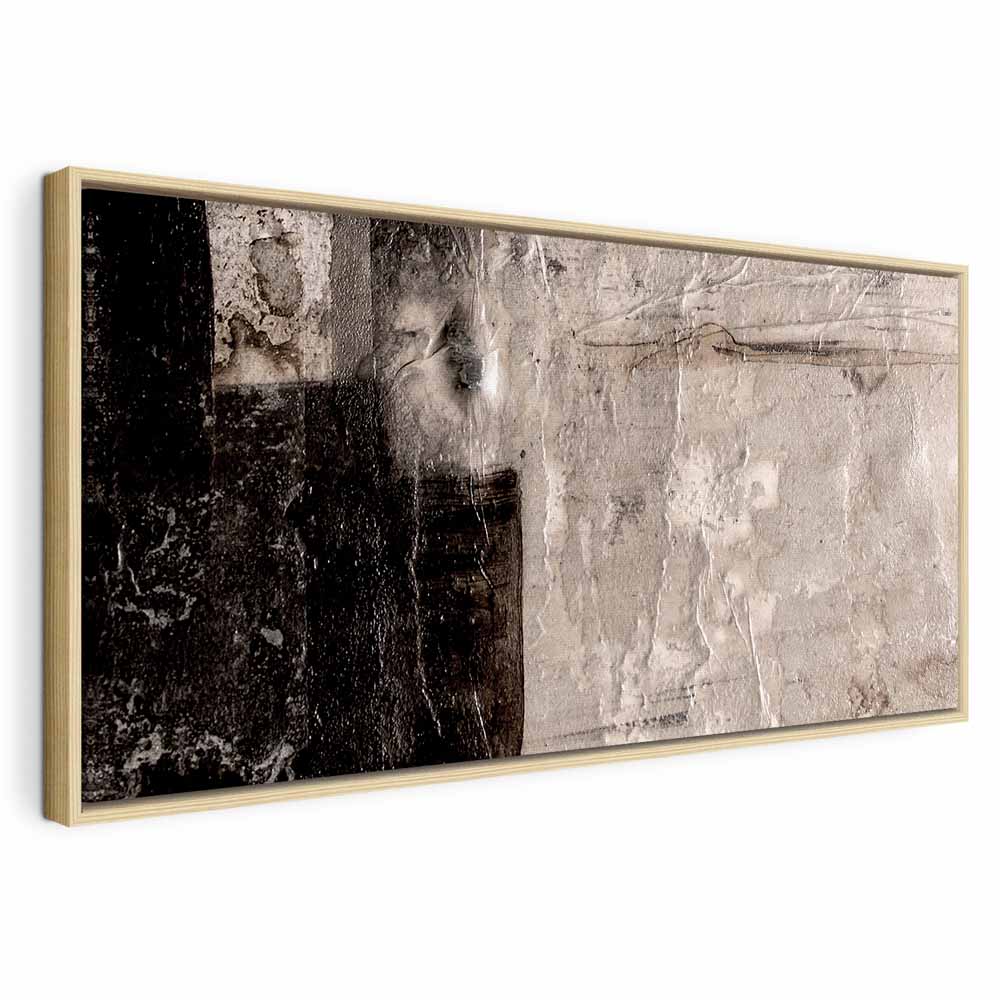 Abstract Gold and Brown Texture Canvas Print